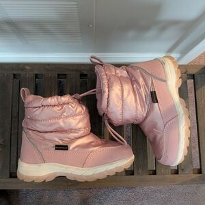 3M Thinsulate Pink Kids Snow Boots
